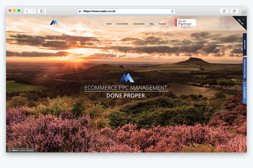 Mabo Media PPC Specialists Web Design by Tad Web Solutions